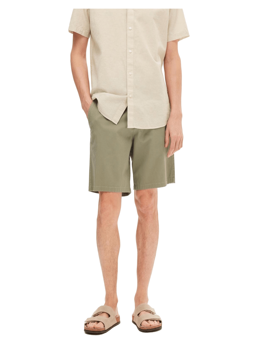 Selected Men Shorts / Badeshorts 16092256_vetiver_S - Bygholm Menswear